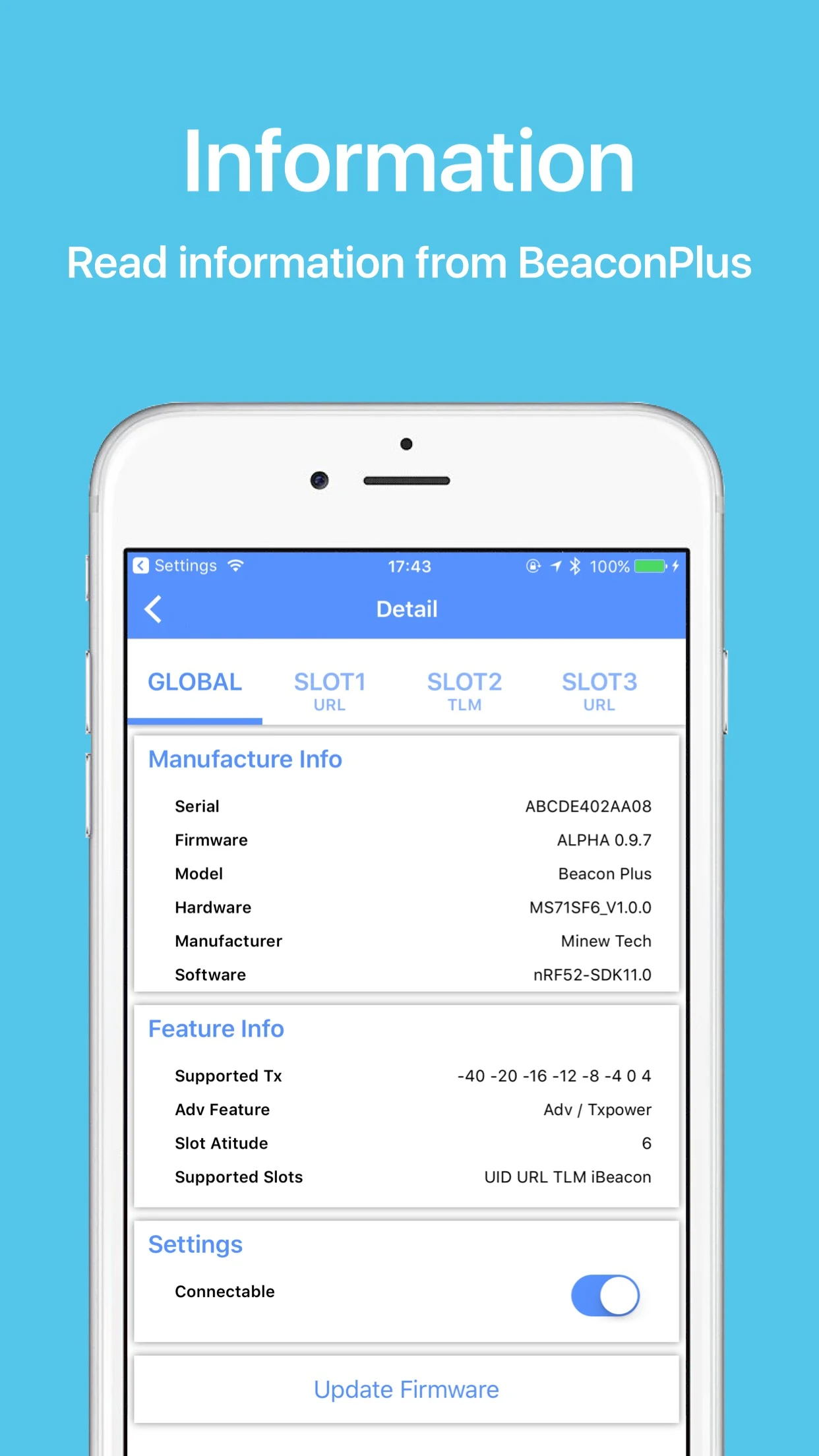 BeaconSET Plus screenshot